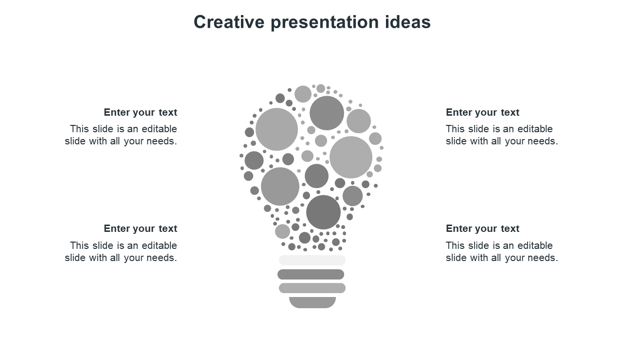 Free - Creative Presentation Ideas Template PowerPoint Slide